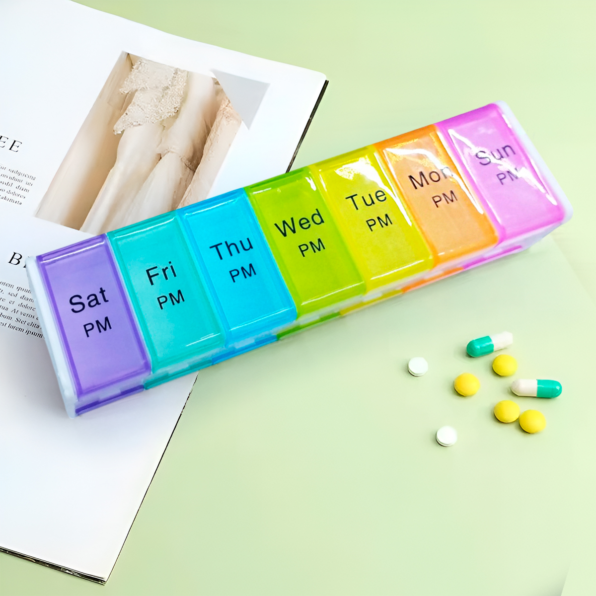 Miniatura 7 de Pastillero Semanal Organizador PSO01